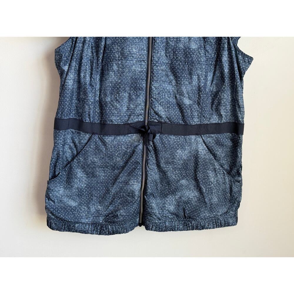 Lululemon Spring Fling Puffy Vest Sashiko Cross Inkwell Ghost Women's Size 10 - Picture 5 of 10
